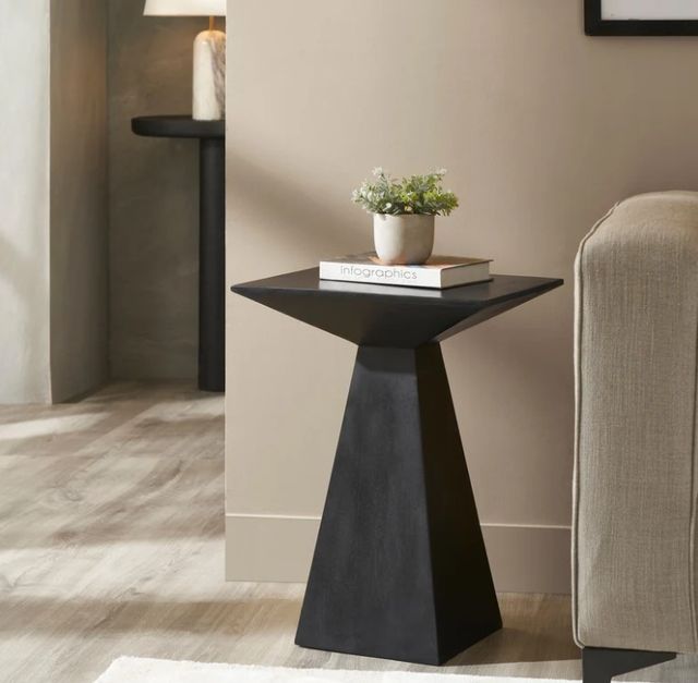 Renwil® Moulin Sandblasted Black Table-1