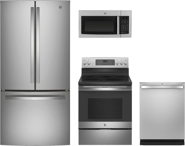 GE® 4 Piece Stainless Steel Kitchen Package-0