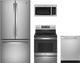 GE® 4 Piece Stainless Steel Kitchen Package-0