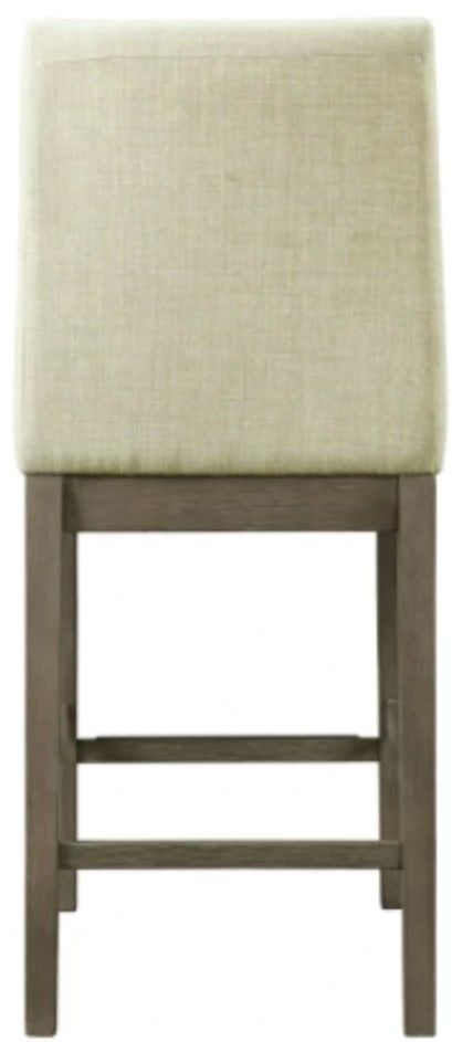 Elements International Dapper Gray Counter Side Chair-2