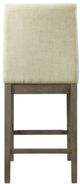 Elements International Dapper Gray Counter Side Chair-2