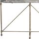 A.R.T. Furniture® Roberti Gray Console Table with Bronze Base-1