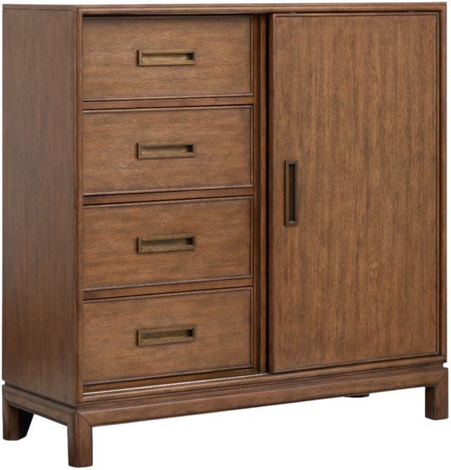 Magnussen Home® Ridgefield Russet Brown Door Chest-0