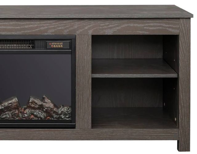 Mazin Furniture Amari Grey 58" TV Stand with Fireplace-3