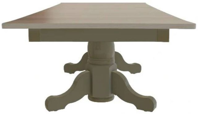 Mavin Customizable 72" Concave Extendable Dining Table with 18" Leaf-2