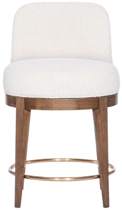 Hooker® Furniture Eleana Light Caramel/Inverness Natural Counter Stool-1