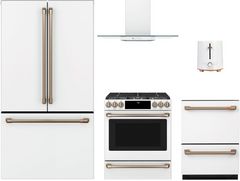 Café™ 5 Piece Matte White Kitchen Package