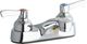 Elkay Chrome 4" Centerset Exposed Deck Faucet with Integral Spout 2" Lever Handles-0