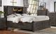 A-America® Sun Valley Charcoal California King Storage Panel Bed-1