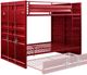 ACME Furniture Cargo Red Full Over Full Bunk Bed-0