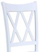 John Thomas Furniture® Hampton Pure White Double X Back Dining Side Chair-1