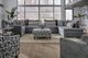Fusion Furniture Scarborough Steel 7-Piece U-Shaped Sectional with Chaise-0