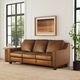 Flexsteel® Customizable Finley Leather Power Reclining Sofa-2