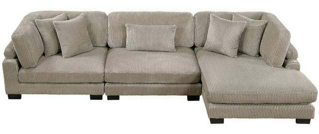 Homelegance® Traverse 3-Piece Taupe Modular Sectional with Reversible Chaise-2
