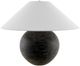 Surya Saint Martin Glazed Charcoal Table Lamp-0