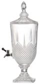 A & B Home Clear 9" Lidded Jar-1