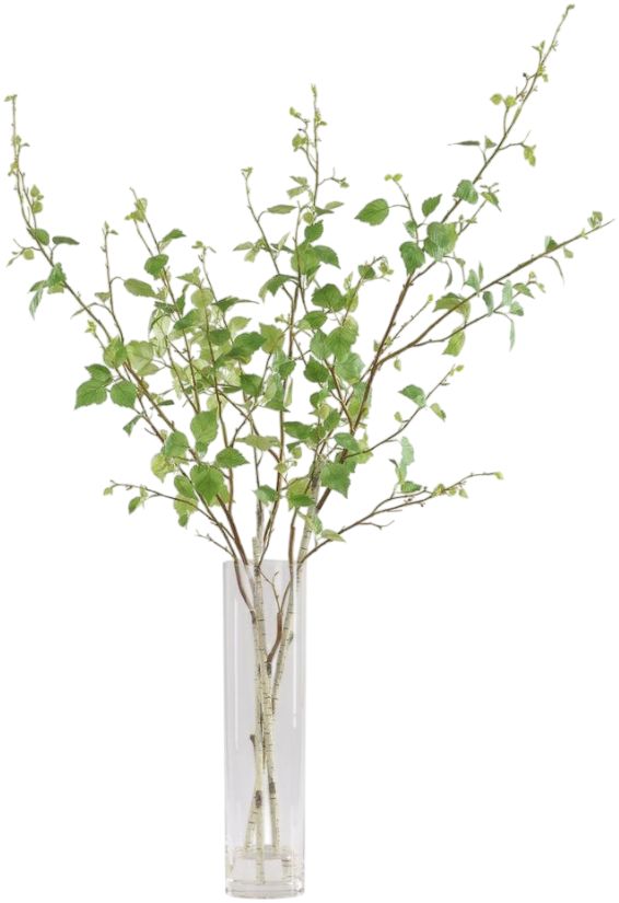 Uttermost® Nigra Clear/Green Birch Centerpiece-2