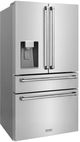 ZLINE 36 in. 21.6 Fingerprint Resistant Stainless Steel Counter Depth French Door Refrigerator -1