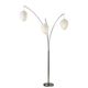 Adesso® Belle Brushed Steel Arc Lamp-0
