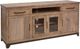 International Furniture Direct Natural Parota Brown Cappuccino TV Stand-0