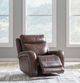 Liberty Furniture Blair Cognac Leather Dual Power Recliner-2