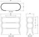 Elizabeth Ann Home Sierra True White Console Table-2
