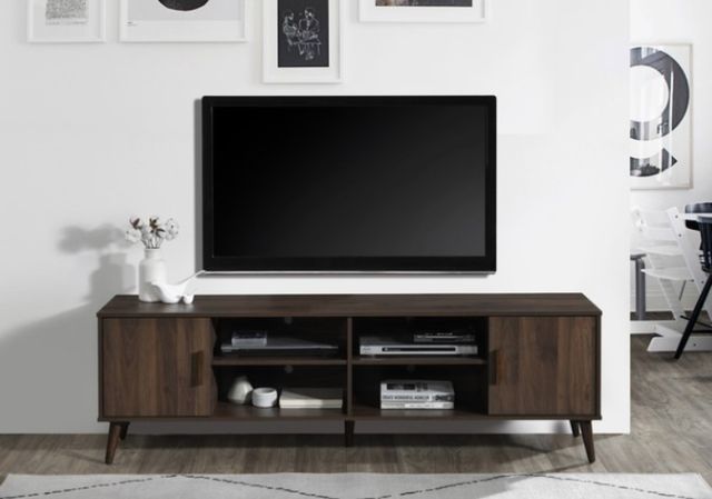 Milton Greens Stars Dark Walnut 71" TV Stand-2