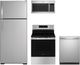 GE® 4 Piece Stainless Steel Electric Kitchen Package-0