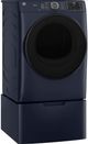 GE® ENERGY STAR® 7.8 Cu. Ft. Sapphire Blue Smart Front Load Gas Dryer with Sanitize Cycle-2