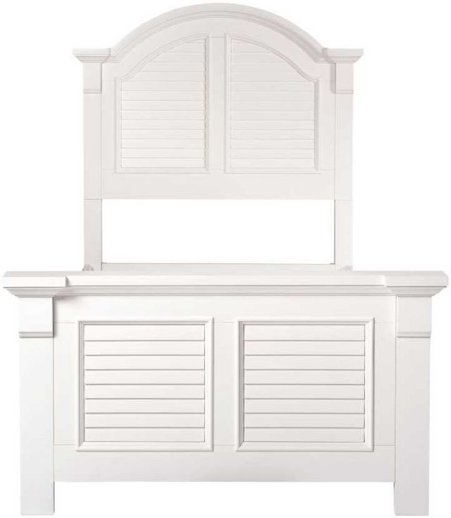 Liberty Furniture Summer House Oyster White Youth Twin Panel Bed-1