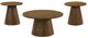 Coaster® Franklin 3-Piece Dark Brown Coffee Table Set-0