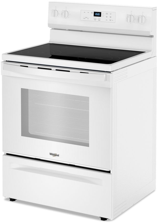 Whirlpool® 30" White Freestanding Electric Range with No Preheat Mode-2