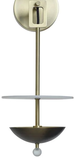 Stylecraft Bronze and Brass Wall Mount Lamp-1