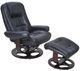 BarcaLounger® Jacque Hilton-Black Pedestal Recliner and Ottoman-0
