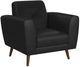 Elements International Sonata Ling Dian Black Chair-0