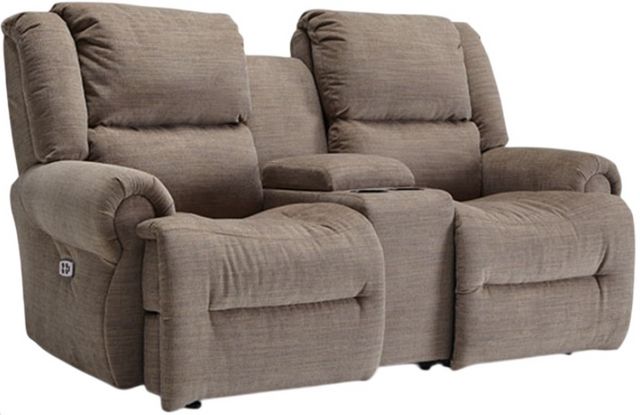 Best® Home Furnishings Customizable Genet Manual Reclining Space Saver® Console Loveseat