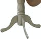 John Thomas Furniture® Dining Essentials Hickory Round Drop Leaf Table Top with Stone Pedestal Base-1