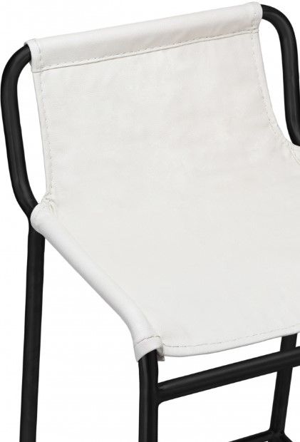 Meridian Furniture Dax Cream/Matte Black Counter Stool-3