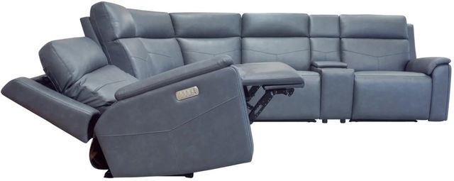 Flexsteel® Vernon Admiral Fabric Power Reclining Sectional with Custom Layout Options-1