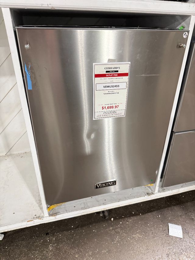 Viking® 5 Series 24" Stainless Steel Built In Dishwasher-0