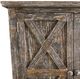 Vintage Furniture Brown 2-Door Side Table-2
