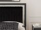 Signature Design by Ashley® Zuraleus Black Queen Panel Bed with Upholstered Headboard-5