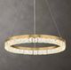 Uttermost® Segovia Warm Brass LED Chandelier with Crystals Accent-1