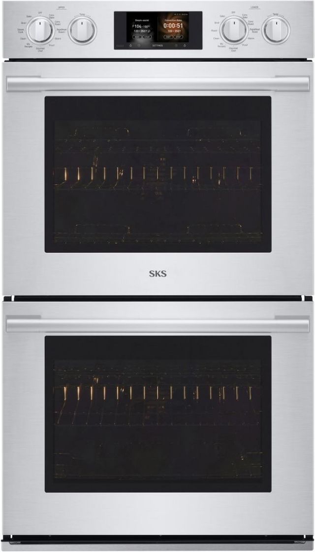 Signature Kitchen Suite 30" Stainless Steel Double Electric Wall Oven-0