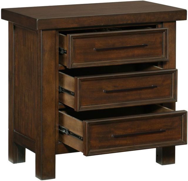 Homelegance® Logandale Brown Nightstand-3