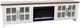 Legends Home Providence Brown/White 96" Fireplace Console-0