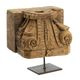 A & B Home Brown Decorative Pillar Base-0