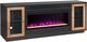 aspenhome® Chelsea Black 82" Fireplace Console-1