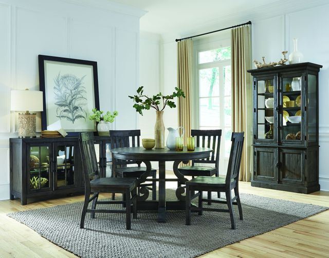 Magnussen Home® Bellamy Peppercorn China Base-4