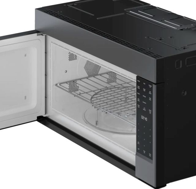 Bosch® 800 Series 1.8 Cu. Ft. Black Stainless Steel Over the Range Microwave-2